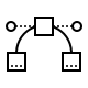 Illustration of a wave representing pneumatic compression therapy